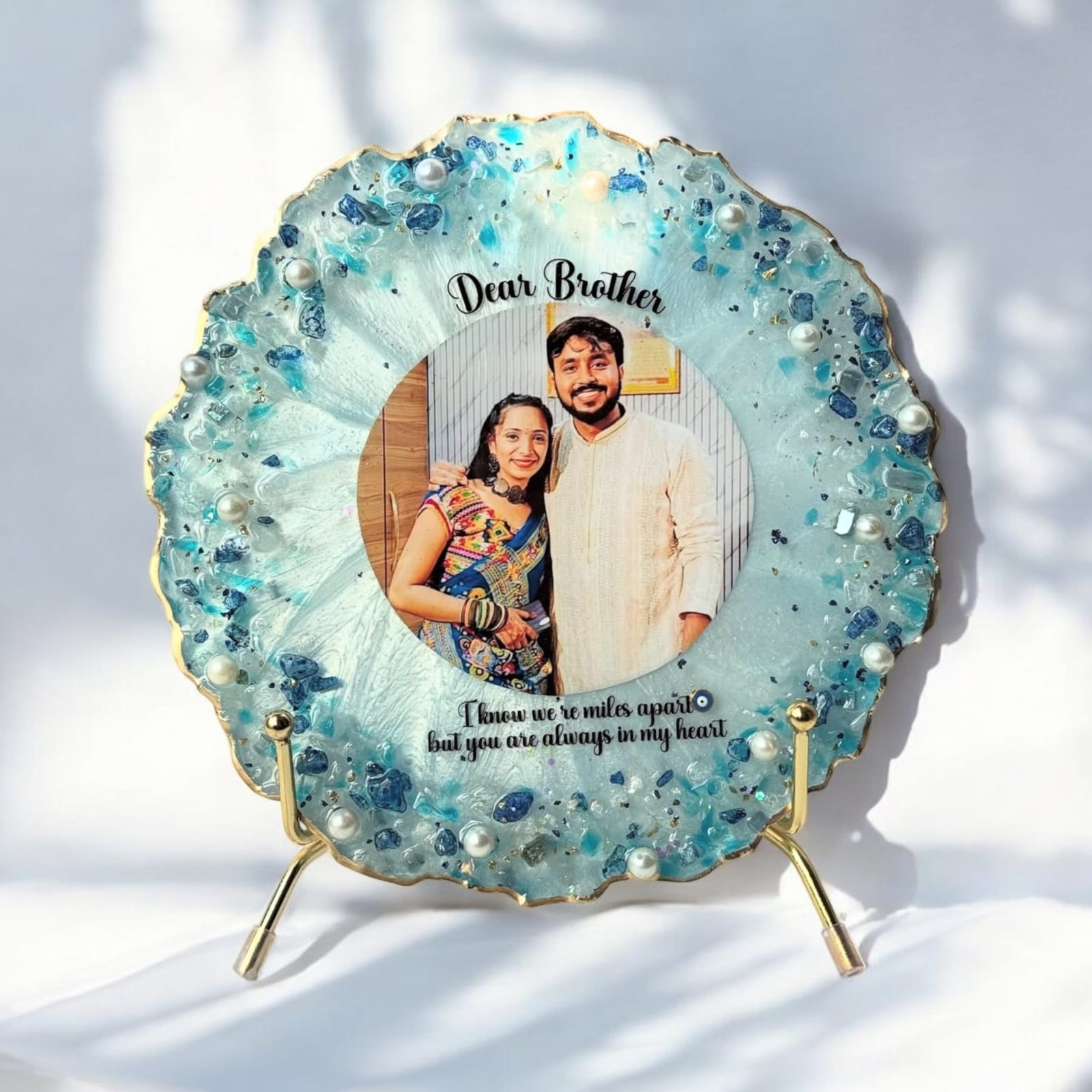 🎁 Special Raksha Bandhan Gift | Handmade Resin Art Photo Frames | UP TO 50% OFF ❤️ pack of 1