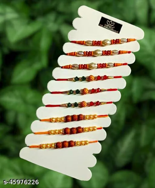 PACK OF 24 CIFICA ADORABLE FANCY HANDMADE RAKHI COLLECTION